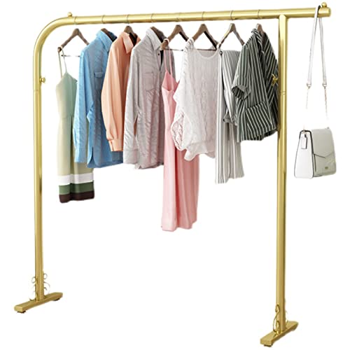 XDAWQP Kleiderständer Kleiderständer aus Metall für den Haushalt Bodenstehender Schlafzimmergarderobenständer Multifunktionaler Kleiderständer mit Einer Stange,Eine Farbe 120x40x150CM von XDAWQP