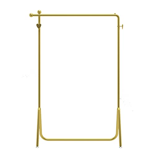XDAWQP Kleiderständer Kleiderständer mit Einzelstange Bodenstehender Kleiderständer aus Metall Multifunktionaler Wäscheständer für den Balkon,Eine Farbe 120x40x150CM von XDAWQP