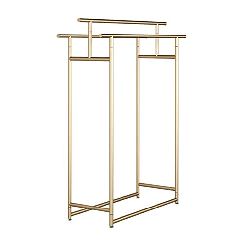 XDAWQP Kleiderständer Multifunktionaler 3-Stangen-Garderobenständer Bodenstehender Kleiderständer für den Haushalt Großraum-Kleiderständer für den Balkon,Eine Farbe 100x50x160CM von XDAWQP