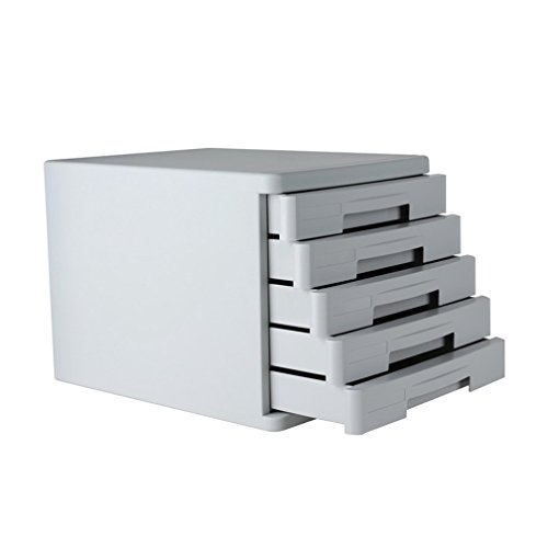 XDAWQP Mini-Schreibtisch-Aktenschrank mit 5 Schubladen, Schreibtisch-Aktenschrank zum Abheften von Papierdokumenten, Werkzeugen, Bastelbedarf, Grauer Organisationsschrank XDAWQP Mini-Schreibtisch-Aktenschrank mit 5 Schubladen, Schreibtisch-Aktenschrank zum Abheften von Papierdokumenten, Werkzeugen, Bastelbedarf, Grauer Organisationsschrank von XDAWQP