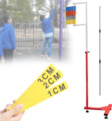 XDAWQP Vertikalsprungtester, Sprungmesswerkzeug, Bodenstehendes Hochsprung-Trainingsgerät Für Sportplätze Im Innen- Und Außenbereich, Tragbarer Vertikalsprungtrainer，360cm von XDAWQP