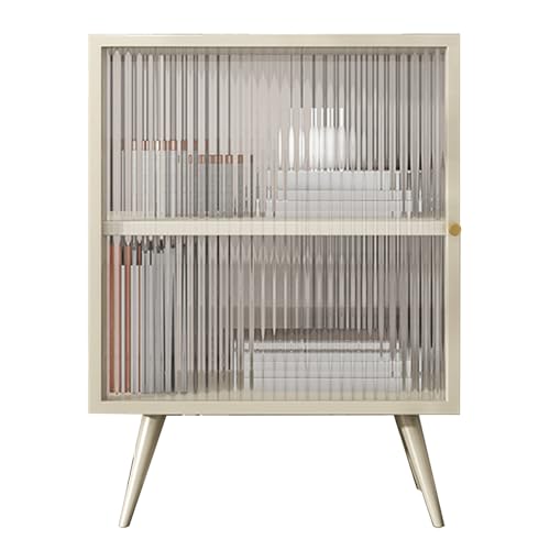 XDCXYD Nachttische Eisenrahmenhalterung Schwarz Weiß Nachttisch Schlafzimmermöbel Praktischer Beistelltisch(Weiß,40 * 35 * 60CM) von XDCXYD