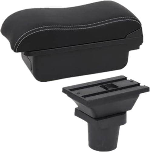 XDDHH Auto Armlehnenbox Für Opel Corsa F 2020 2021 2022 Mittelarmlehne wasserdichte Schutzhülle Matte Auto Decor Zubehör Auto-Innenraumzubehör,A1 No USB von XDDHH