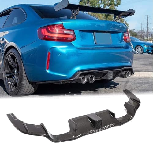 XDDHH Auto Heckstoßstange Diffusor Spoiler Für BMW F87 M2 M2C Competition 2015-2020 Stoßstange Chassis Modifiziertes Zubehör Anti Crash Splitter von XDDHH