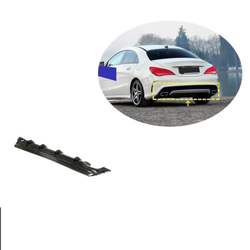 XDDHH Auto Heckstoßstange Diffusor Spoiler Für Mercedes Benz CLA W117 Sport Stoßstange Chassis Modifiziertes Zubehör Anti Crash Splitter von XDDHH