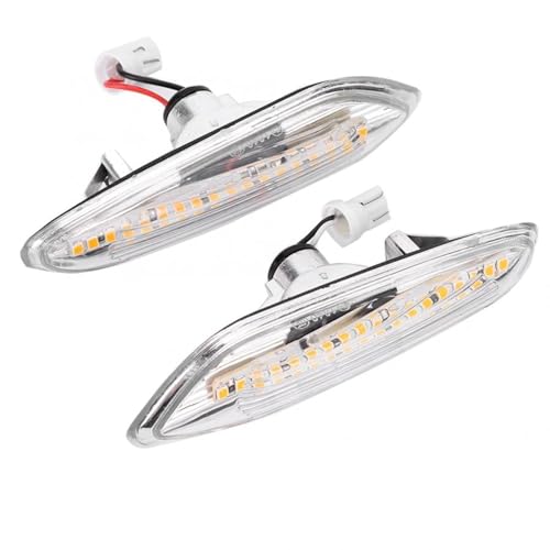 XDDHH Auto Rückspiegel Blinker Für BMW E82 E88 E60 E61 E90 E91 E92 E93 Spiegel LED Repeaterlampe Zubehör Dynamische Außenspiegel Blinkerlicht,B von XDDHH