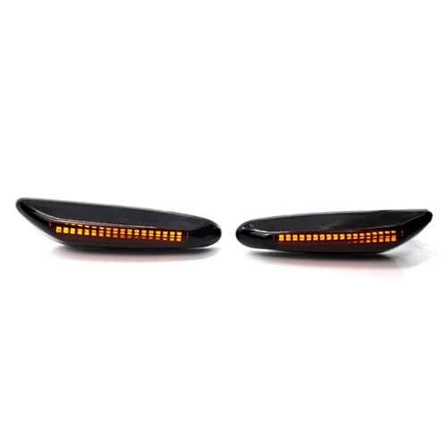 XDDHH Auto Rückspiegel Blinker Für BMW Série 3 E46 E60 E90 E92 E93 E87 Spiegel LED Repeaterlampe Zubehör Dynamische Außenspiegel Blinkerlicht von XDDHH