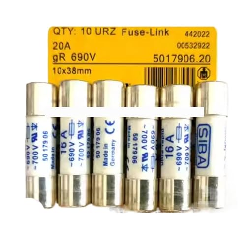 XDDQWSWA 1 STÜCKE Sicherung 10x38mm 5017906 1A 2A 3A 4A 5A 6A 7A 5017906 8A 5017906 10A 5017906 12A 5017906 16A 5019906 20A 5017906 25A 5017906 30A(5017906 4A) von XDDQWSWA