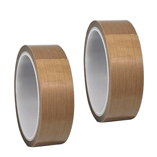 XDGBGFN 2 Stück Teflonband Selbstklebend 15mm 10 mm Hochtemperaturband Teflonband Hitzebeständig bis 300℃ für Industriellere Zwecke Kühlschrank Drahtschutz XDGBGFN 2 Stück Teflonband Selbstklebend 15mm 10 mm Hochtemperaturband Teflonband Hitzebeständig bis 300℃ für Industriellere Zwecke Kühlschrank Drahtschutz von XDGBGFN