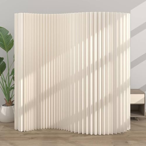 Faltbarer Sichtschutz Aus Papier, Moderner Papier-Möbeltrennwand, Temporäre Trennwand, Verstärkte Papierpaneele Für Zuhause, Büro 200x200cm/6.56x6.56ft von XDLYWUZIQ