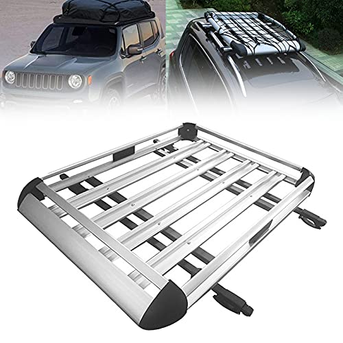 XDLYWUZIQ Dachgepäckträger Dachkorb Dachgepäckträger Tasche Dachgepäckträger Universal,dachbox Offroad zubehör Auto Gepäckkorb Auto Top-Gepäckhalter Träger SUV-Aufbewahrung,Silver-160X100cm XDLYWUZIQ Dachgepäckträger Dachkorb Dachgepäckträger Tasche Dachgepäckträger Universal,dachbox Offroad zubehör Auto Gepäckkorb Auto Top-Gepäckhalter Träger SUV-Aufbewahrung,Silver-160X100cm von XDLYWUZIQ