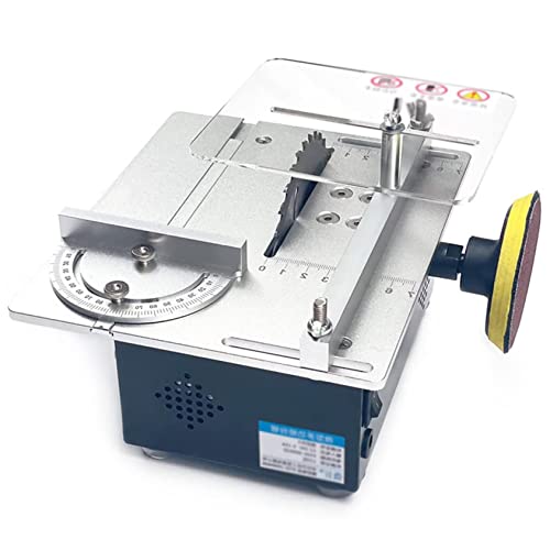 XDLYWUZIQ Mini-tischkreissäge, Tragbare Kleine Hobby-kappsäge, Multifunktionale Tischkreissäge, Miniatur-präzision, Mini-tischkreissäge, Haushaltstischsäge Für DIY-handwerksmodelle von XDLYWUZIQ