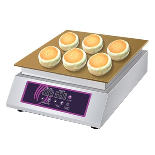 XDLYWUZIQ Pfannkuchen-Soufflé-Maker, Kommerzieller Antihaftbeschichteter Pfannkuchen-Maker, 60–240 °c, Elektrischer Muffin-Maker, Pfannkuchen-Maschine Zum Zubereiten,Singlehead XDLYWUZIQ Pfannkuchen-Soufflé-Maker, Kommerzieller Antihaftbeschichteter Pfannkuchen-Maker, 60–240 °c, Elektrischer Muffin-Maker, Pfannkuchen-Maschine Zum Zubereiten,Singlehead von XDLYWUZIQ