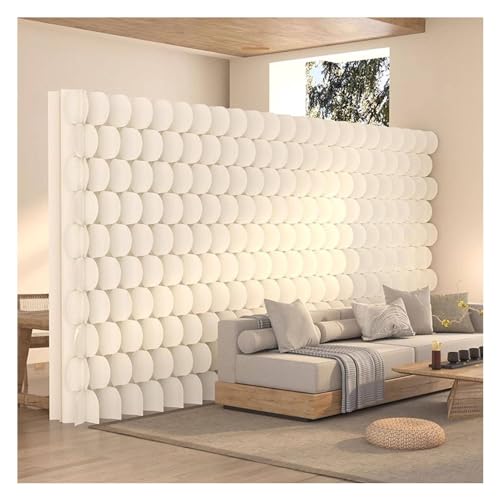 XDLYWUZIQ Raumteiler Faltbarer, Einziehbarer Raumteiler, Sichtschutz, Flexibler, Einziehbarer Sichtschutz Zur Raumtrennung, Verstellbarer Raumteiler Für Homeoffice 200x160cm/78.7x63in von XDLYWUZIQ