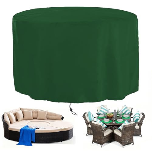 XDMYGTT Abdeckung für Gartenmöbel, Grün Gartenmöbel Abdeckung Wasserdicht, 420D Schutzhülle Abdeckhaube für Gartentisch Garten Möbel Tisch Rund, 160x90cm XDMYGTT Abdeckung für Gartenmöbel, Grün Gartenmöbel Abdeckung Wasserdicht, 420D Schutzhülle Abdeckhaube für Gartentisch Garten Möbel Tisch Rund, 160x90cm von XDMYGTT