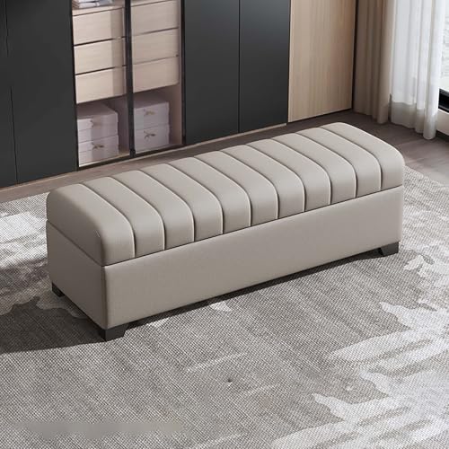 XDOPIRRS Gepolsterter Aufbewahrungshocker, Aufbewahrungsbank fürs Schlafzimmer, Eingangsbank fürs Schlafzimmer, Hocker aus Holz und Leder mit Stauraum — Für Verschiedene Räume geeignet(G,80cm/31.5in) XDOPIRRS Gepolsterter Aufbewahrungshocker, Aufbewahrungsbank fürs Schlafzimmer, Eingangsbank fürs Schlafzimmer, Hocker aus Holz und Leder mit Stauraum — Für Verschiedene Räume geeignet(G,80cm/31.5in) von XDOPIRRS