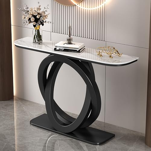 XDOPIRRS Moderner minimalistischer Flurtisch, frei geformter Eingangstisch für kleine Räume, Langer Hotel-Verandatisch an der Wand mit geometrischen Metallbeinen(B,59 * 11.8 * 31.5in/150 * 30 * 80cm) XDOPIRRS Moderner minimalistischer Flurtisch, frei geformter Eingangstisch für kleine Räume, Langer Hotel-Verandatisch an der Wand mit geometrischen Metallbeinen(B,59 * 11.8 * 31.5in/150 * 30 * 80cm) von XDOPIRRS