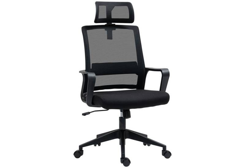 XDOVET Bürostuhl Ergonomischer Schreibtischstuhl mit Armlehne Verstellbar Kopfstütze (1 St), Computerstuhl Höhenverstellbarer Mesh Drehstuhl mit Wippfunktion von XDOVET