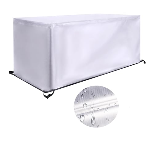 Gartenmöbel Abdeckung - 135x90x75cm(LxWxH) Große Größe Abdeckung Winterfest Gartentisch Gartenmöbel Hülle Tisch Wasserdicht schutzhülle für loungemöbel Quadratisch Abdeckplane 420D Oxford Gewebe von XDPBLM