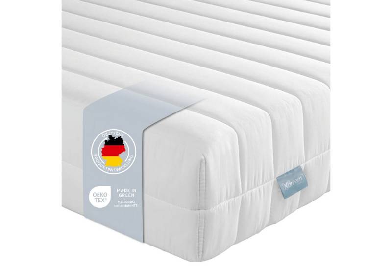 Kaltschaummatratze Pure, Matratze 90x200 cm, 140x200 cm und weitere Größen, H2/H3/H4, XDREAM, 11 cm hoch, punktelastisch, atmungsaktiv - 30 Nächte Probeschlafen von XDREAM