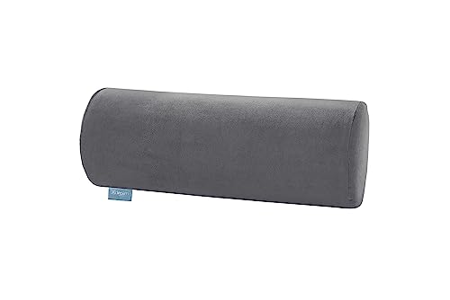 XDREAM Nackenrolle aus ergonomischem Visco-Schaumstoff | Kissen-Rolle für Nacken, Knie & Yoga | Memory Foam Kissen | waschbarer Bezug | Öko-Tex Zertifiziert | Ø 15cm x 40cm von XDREAM