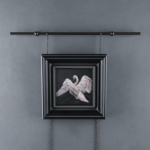 Bildschiene Hängesystem Schwarz Bildschiene Hänger Antike Massiv Messing, Indoor Wand Hängende Bildrahmen Stab Mit 1m Ketten, Französische Kunstgalerie Track Kit Keine Wandschäden Bildschiene Hängesystem Schwarz Bildschiene Hänger Antike Massiv Messing, Indoor Wand Hängende Bildrahmen Stab Mit 1m Ketten, Französische Kunstgalerie Track Kit Keine Wandschäden von XDRGOOIUY