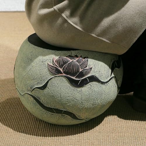 XDRGOOIUY Dekorative Gartenhocker, Keramik-Gartenhocker, kreativer runder Hocker, für Wohnzimmer und Schuhwechsel-Beistelltisch, für drinnen und draußen XDRGOOIUY Dekorative Gartenhocker, Keramik-Gartenhocker, kreativer runder Hocker, für Wohnzimmer und Schuhwechsel-Beistelltisch, für drinnen und draußen von XDRGOOIUY