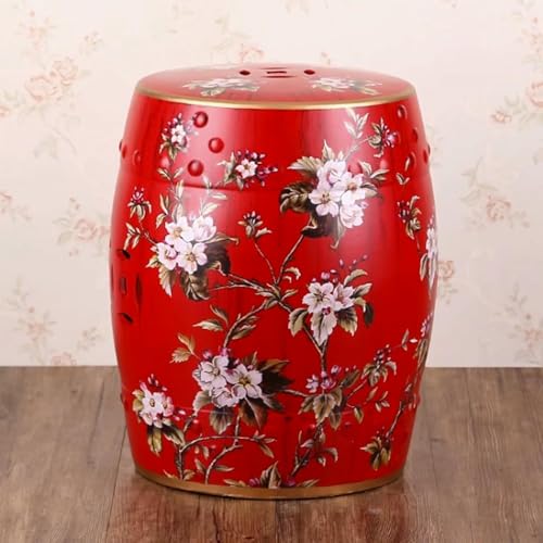 XDRGOOIUY Dekorativer Gartenhocker aus Keramik, Dekorativer Gartentrommelhocker glasiert, Keramik Beistelltisch Pflanzenhocker, chinesische Trommelhocker, Indoor Outdoor Dekor XDRGOOIUY Dekorativer Gartenhocker aus Keramik, Dekorativer Gartentrommelhocker glasiert, Keramik Beistelltisch Pflanzenhocker, chinesische Trommelhocker, Indoor Outdoor Dekor von XDRGOOIUY
