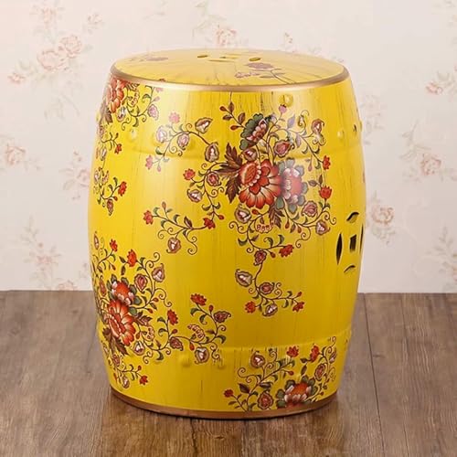 XDRGOOIUY Dekorativer Gartenhocker aus Keramik, Dekorativer Gartentrommelhocker glasiert, Keramik Beistelltisch Pflanzenhocker, chinesische Trommelhocker, Indoor Outdoor Dekor XDRGOOIUY Dekorativer Gartenhocker aus Keramik, Dekorativer Gartentrommelhocker glasiert, Keramik Beistelltisch Pflanzenhocker, chinesische Trommelhocker, Indoor Outdoor Dekor von XDRGOOIUY