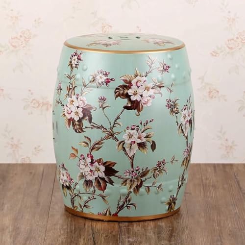 XDRGOOIUY Dekorativer Gartenhocker aus Keramik, Dekorativer Gartentrommelhocker glasiert, Keramik Beistelltisch Pflanzenhocker, chinesische Trommelhocker, Indoor Outdoor Dekor XDRGOOIUY Dekorativer Gartenhocker aus Keramik, Dekorativer Gartentrommelhocker glasiert, Keramik Beistelltisch Pflanzenhocker, chinesische Trommelhocker, Indoor Outdoor Dekor von XDRGOOIUY