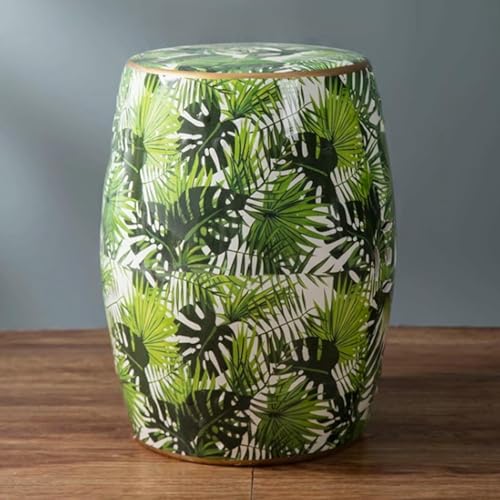 XDRGOOIUY Dekorativer Gartenhocker aus Keramik, Trommelhocker aus Keramik, handbemalter Gartenhocker, antiker Beistelltisch, für Wohnzimmer, Veranda, Garten XDRGOOIUY Dekorativer Gartenhocker aus Keramik, Trommelhocker aus Keramik, handbemalter Gartenhocker, antiker Beistelltisch, für Wohnzimmer, Veranda, Garten von XDRGOOIUY