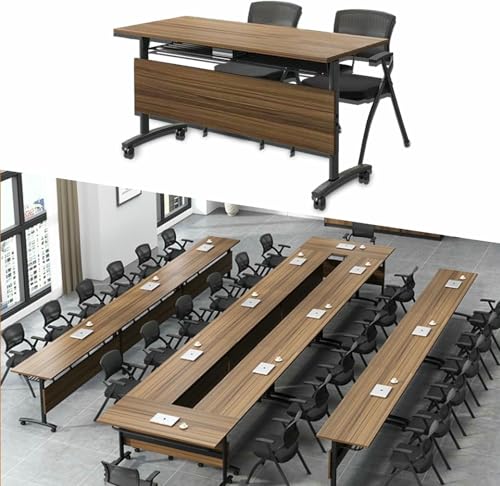 XDRGOOIUY Klappbarer Konferenztisch für Schulungsräume, moderner mobiler Besprechungstisch mit leisen Rädern, rollende Konferenzraumtische für Büro, Klassenzimmer XDRGOOIUY Klappbarer Konferenztisch für Schulungsräume, moderner mobiler Besprechungstisch mit leisen Rädern, rollende Konferenzraumtische für Büro, Klassenzimmer von XDRGOOIUY