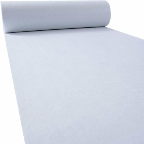 XDRGOOIUY Weißer Hochzeitsgang Runner Teppich 2 Mm Dicker Strand Hochzeit Dekoration Teppich von XDRGOOIUY