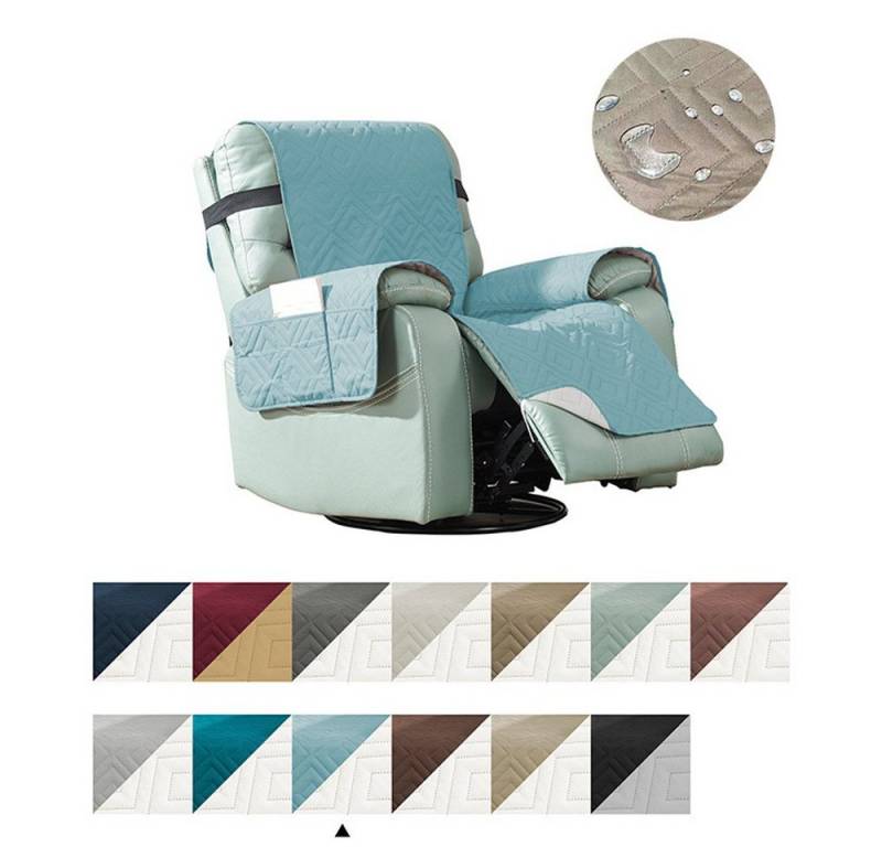 XDeer Sofaschoner Sesselbezug Sesselschoner Sessel-Überwürfe Relaxsessel Sesselauflage, Relax,1 Sitzer Schutzbezug Antirutsch Husse für Relaxsessel Komplett von XDeer