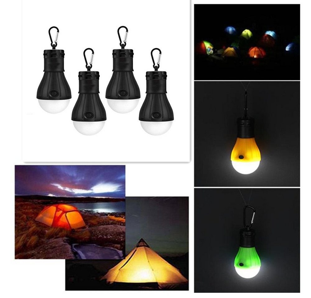XDeer Campingtisch Campinglampe 4 LED,3 Beleuchtungsmodi Zeltlampe,Tragbare Wasserdicht, Camping Licht,Notlicht Camping Zubehör für Camping, Angeln, Wandern von XDeer
