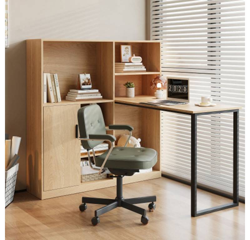 XDeer Computertisch Computertisch,Regal-Schreibtisch,Schrankschreibtisch, Arbeitstisch,Wohnzimmer von XDeer
