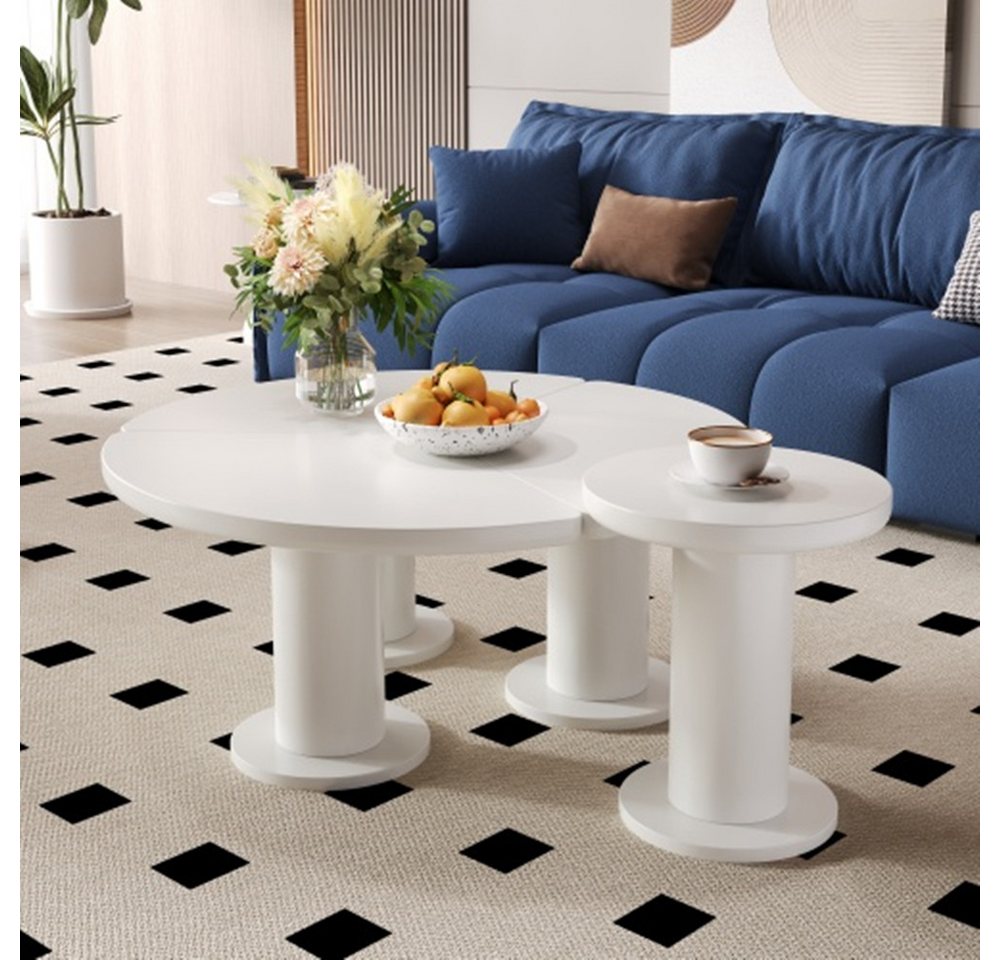 XDeer Couchtisch Runde Couchtisch-Kombination,Tischplatte, Wohnzimmertisch-Kombination,Sofatisch von XDeer