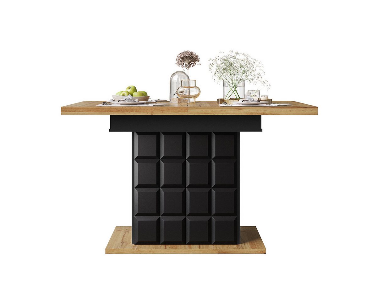 XDeer Esstisch Esstisch Klappbarer Esszimmertisch Küchentisch für 4-6, Personen Küche und Wohnzimmer 110-140×80cm von XDeer