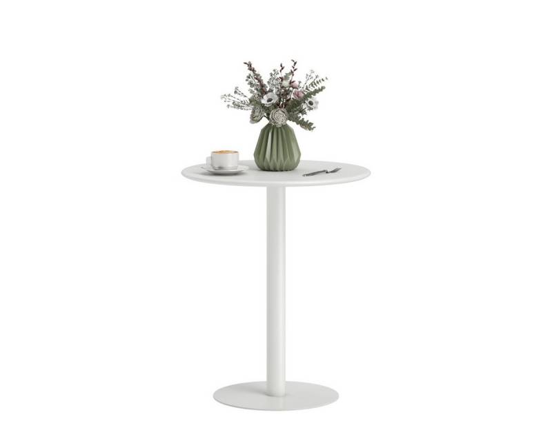 XDeer Esstisch Esstisch aus Stahl Runder Esszimmertisch Küchentisch, für 2 Personen 60 x 72 cm von XDeer