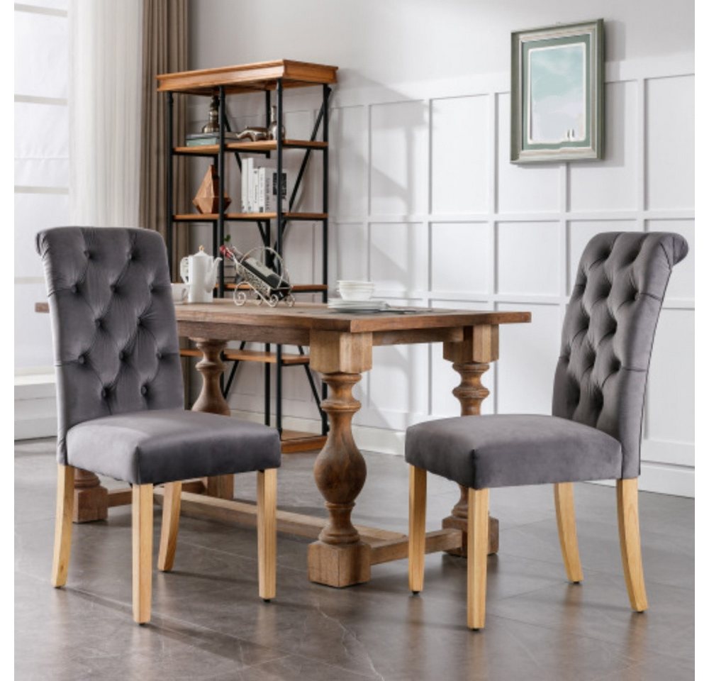 XDeer Esszimmerstuhl Esszimmerstühle 2er Set mit,Schlafzimmerstuhl, Küchenstuhl Wohnzimmer Lounge Freizeitstuhl von XDeer