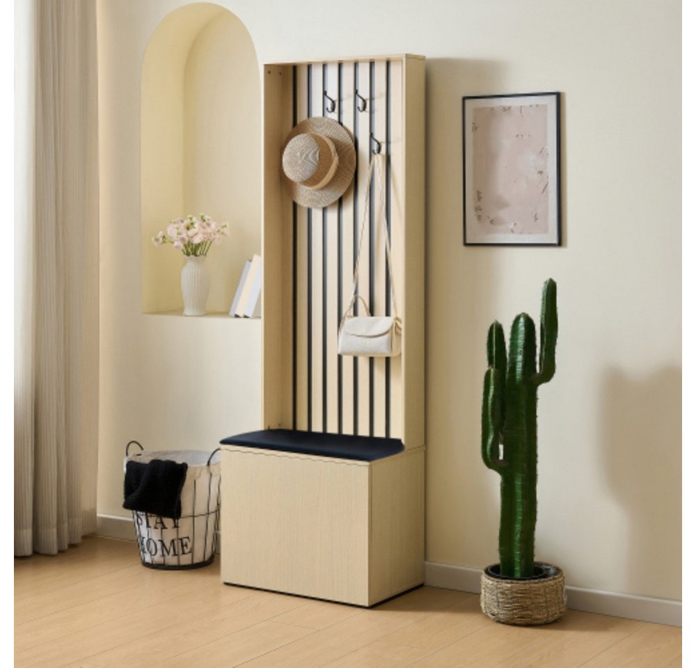 XDeer Garderobenschrank Garderobenschrank mit Sitzbank und Schuhaufbewahrung XDeer Garderobenschrank Garderobenschrank mit Sitzbank und Schuhaufbewahrung von XDeer