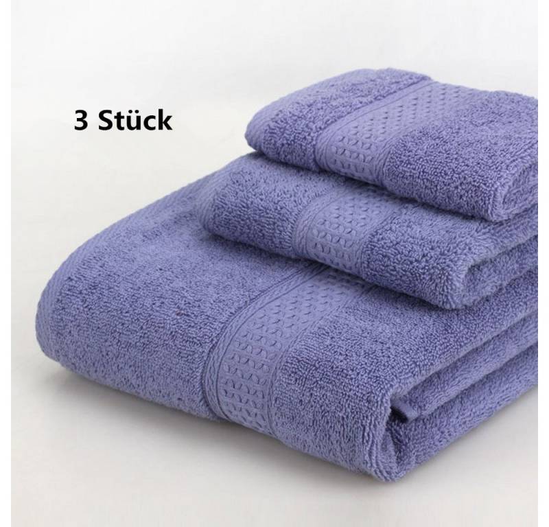 XDeer Handtuch Set 3er Set Handtuch 33*74cm, Frottee Handtücher, Baumwolle von XDeer