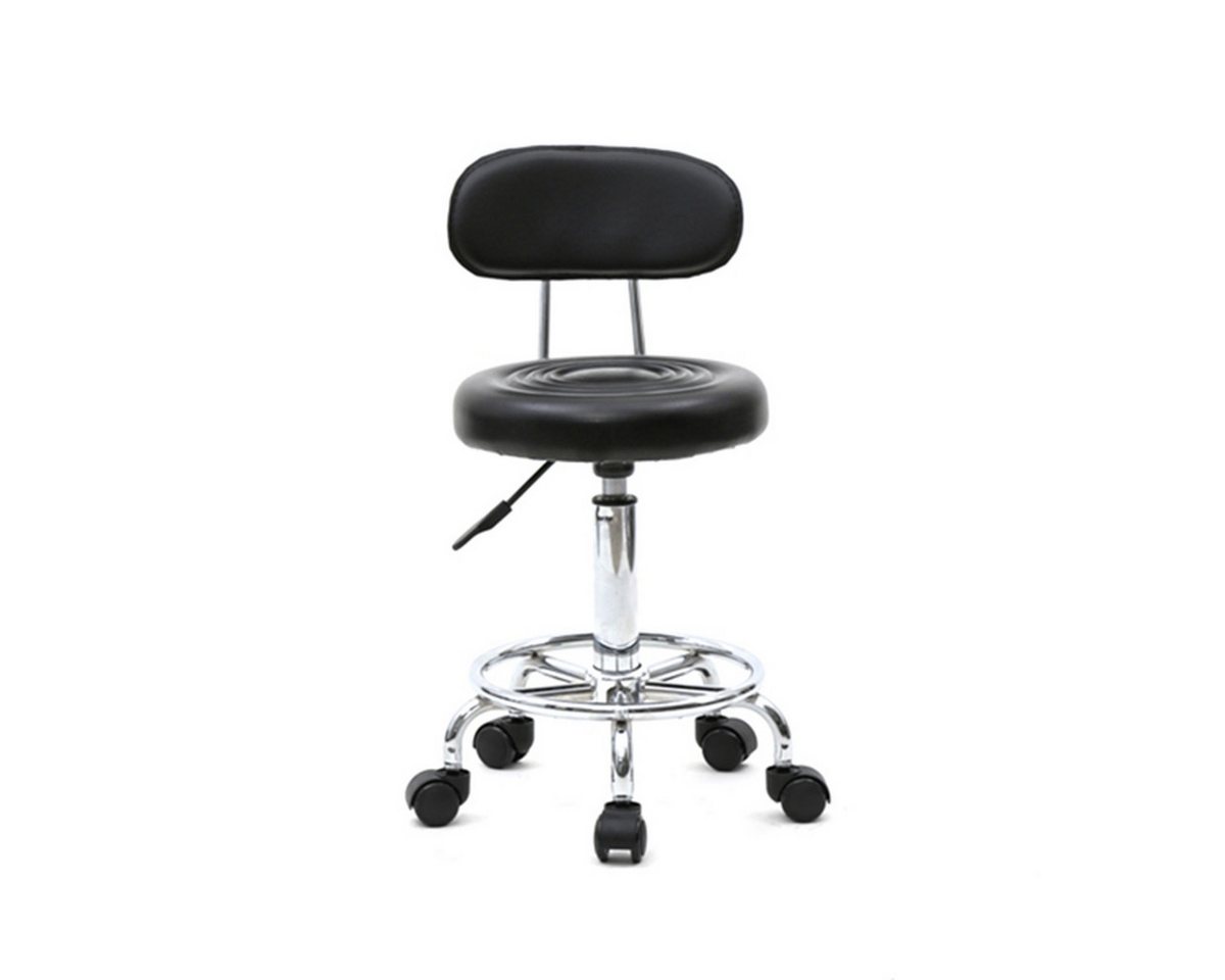 XDeer Hocker Drehhocker Runder verstellbarer Arbeitshocker mit Rädern, Rückenlehne Höhenverstellbar Drehbar Rollhocker Bürohocker XDeer Hocker Drehhocker Runder verstellbarer Arbeitshocker mit Rädern, Rückenlehne Höhenverstellbar Drehbar Rollhocker Bürohocker von XDeer