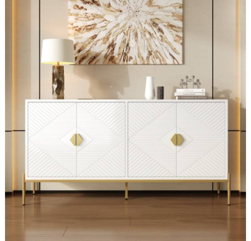 XDeer Kommode Sideboards,Kommode Schränke,Lagerschränke,Kommode, für Wohnzimmer/Esszimmer 162 x 40 x 80cm (B/H/T) von XDeer