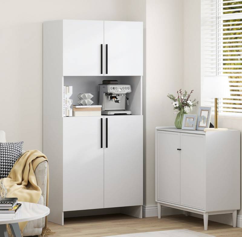 XDeer Küchenbuffet Küchenschrank, Vorratsschrank für Küche, Wohnzimmer, Esszimmer, Schränke, Regale, Mikrowellenablage von XDeer