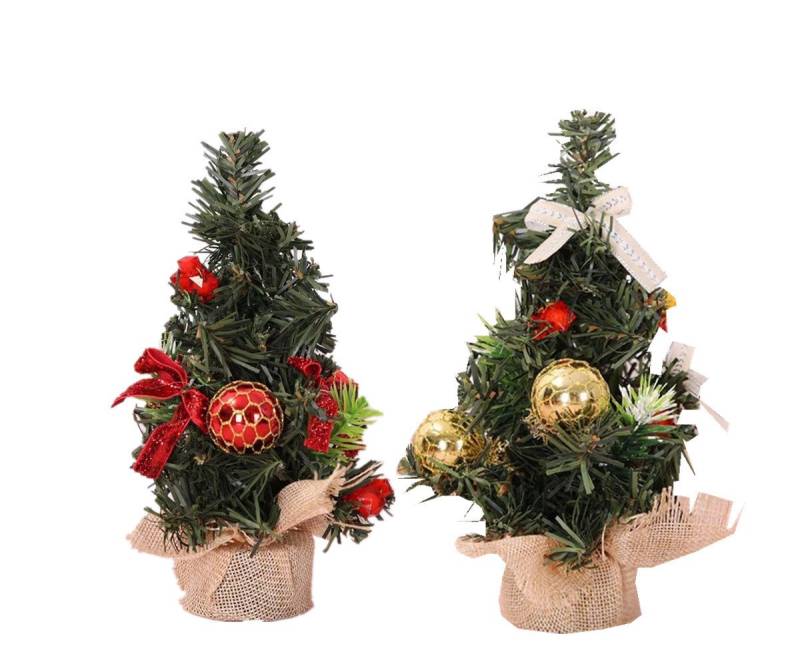 XDeer Künstlicher Weihnachtsbaum 2 Stück Mini Weihnachtsbaum 20cm,Weihnachtsbaum künstlich klein, Mini Weihnachts Baum mit Dekorationen XDeer Künstlicher Weihnachtsbaum 2 Stück Mini Weihnachtsbaum 20cm,Weihnachtsbaum künstlich klein, Mini Weihnachts Baum mit Dekorationen von XDeer