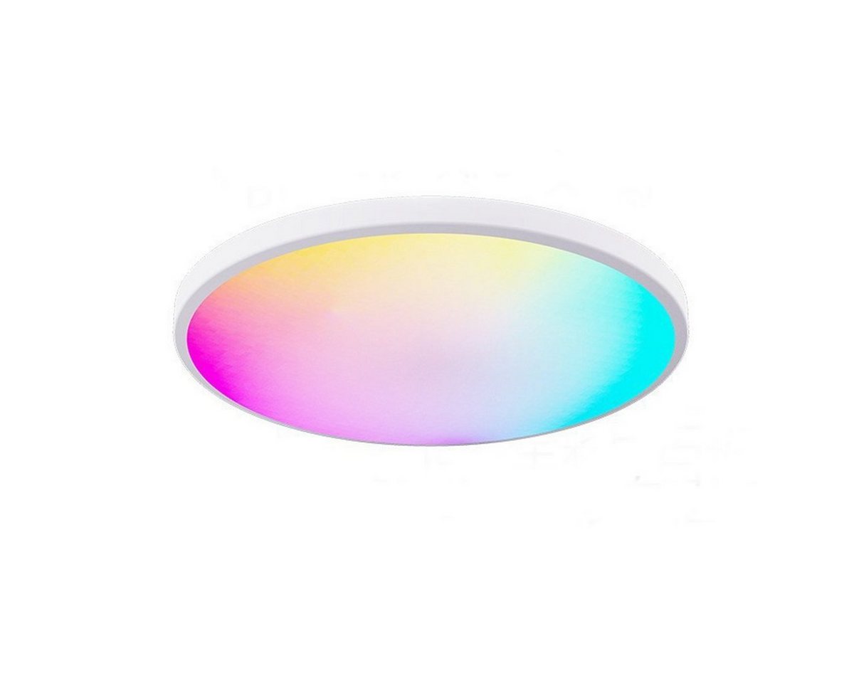 autolock LED-Sternenhimmel 24W Led Deckenleuchte Deckenbeleuchtung Dimmbar, mit Fernbedienung Rund RGB Farbwechsel LED Deckenlampe von autolock