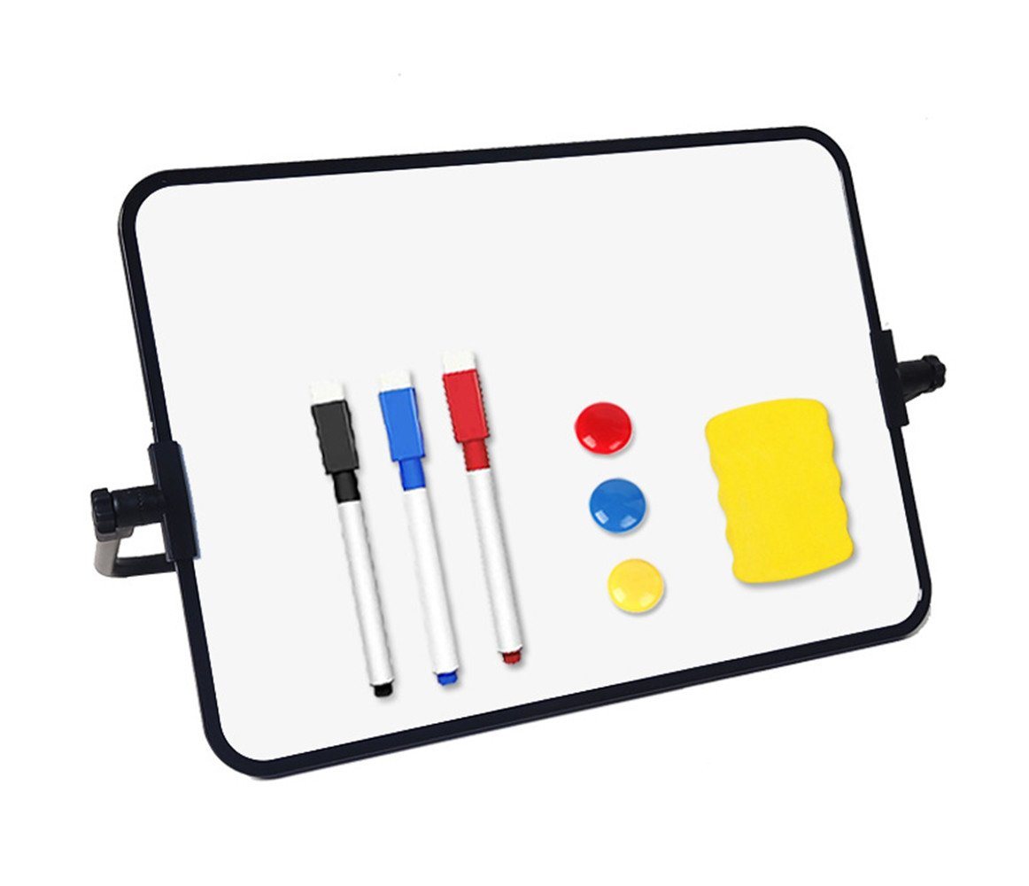 XDeer Magnettafel Whiteboard Magnetwand,kleine doppelseitige Whiteboard Trocken, abwischbare, A4-Format Magnettafel Magnetwand, mit trocken von XDeer