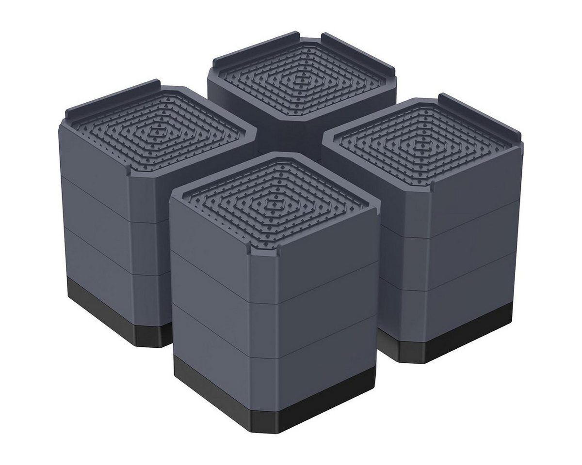 XDeer Möbelfuß 4er Set Möbelfüße 3-Layer Abnehmbare Verstellbare Heavy-Duty, Möbelerhöher 4 Zoll Quadratische Möbelerhöhung für Sofa Tabelle XDeer Möbelfuß 4er Set Möbelfüße 3-Layer Abnehmbare Verstellbare Heavy-Duty, Möbelerhöher 4 Zoll Quadratische Möbelerhöhung für Sofa Tabelle von XDeer