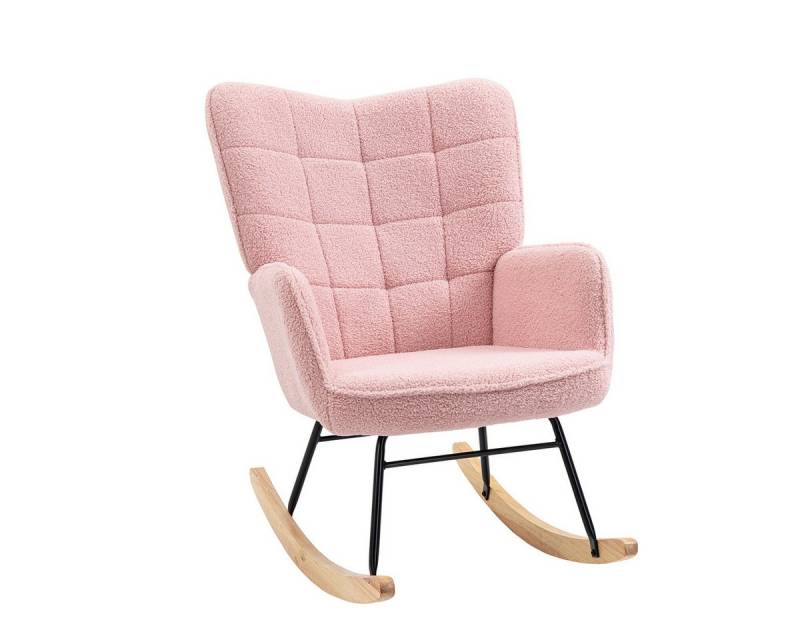 XDeer Schaukelstuhl Schaukelstuhl im Retro-Design Lammfellimitat Massivholz, Relaxsessel Freizeitstuhl bis 120 kg 98cm x 71cm x 101cm XDeer Schaukelstuhl Schaukelstuhl im Retro-Design Lammfellimitat Massivholz, Relaxsessel Freizeitstuhl bis 120 kg 98cm x 71cm x 101cm von XDeer